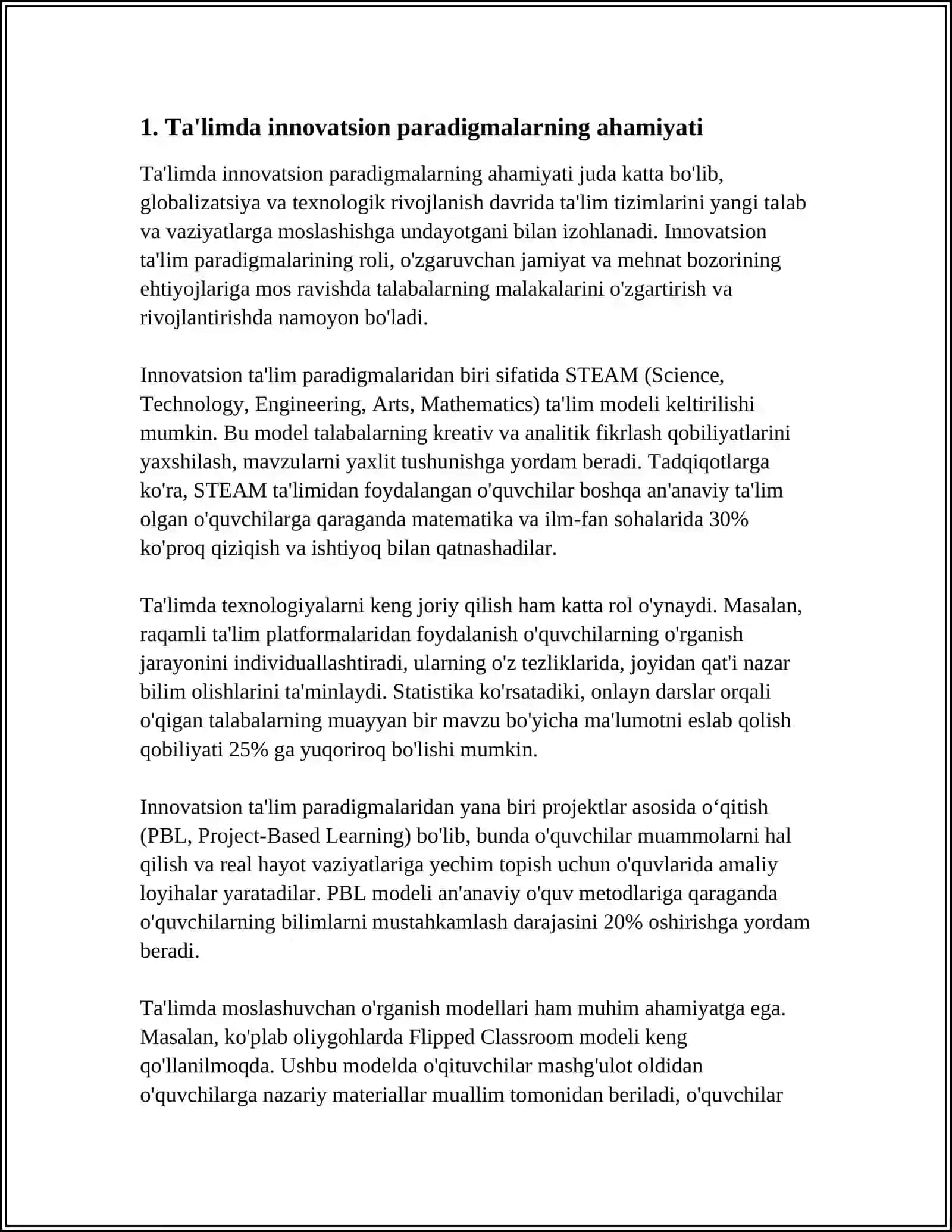 TAʼLIM PARADIGMALARI 3
