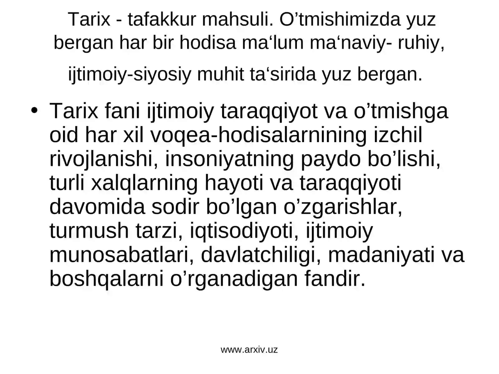 O’ZBEKISTON ENG YANGI TARIXI O’QUV FANINING PREDMETI, NAZARIY-METODOLOGIK ASOSLARI, MANBALARI VA TAMOYILLARI 3