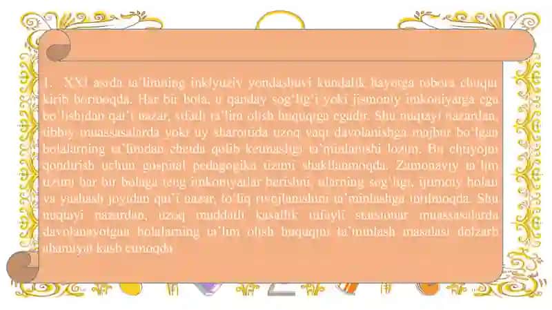 TURLI YO`NALISHDAGI ILMIY TADQIQOTLARDA GOSPITAL MUAMMOLARNI O`RGANISH 3