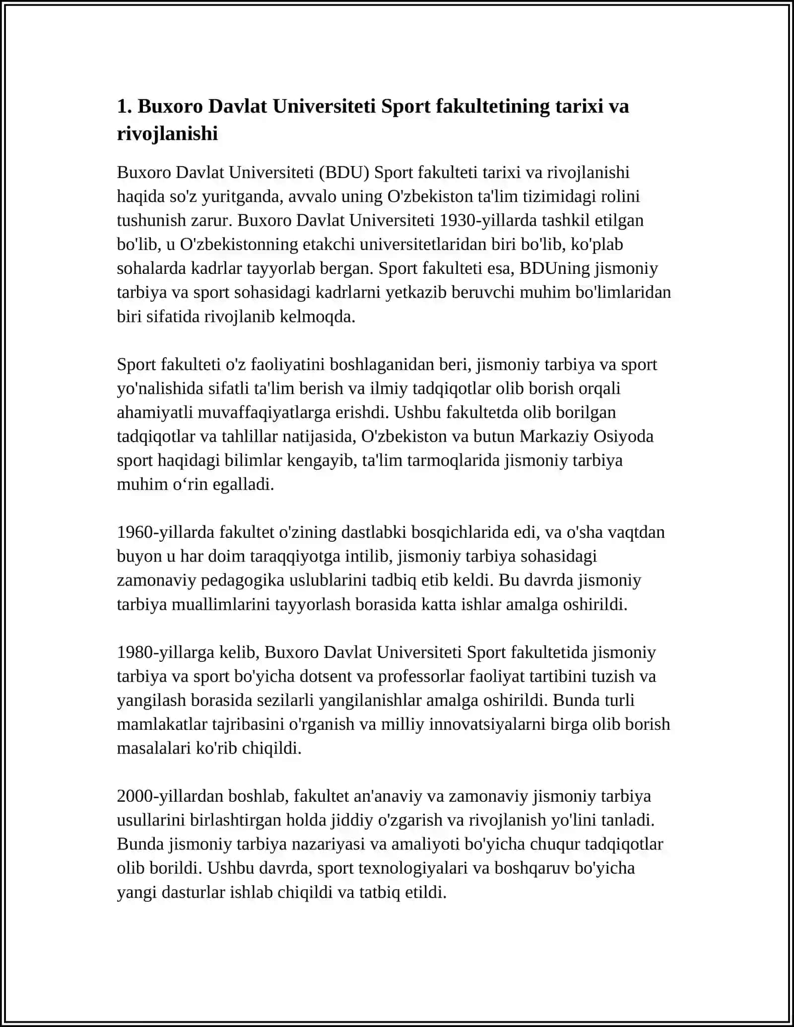 BUHOORO DAVLAT UNVERSTITETI SPORT FAK 3
