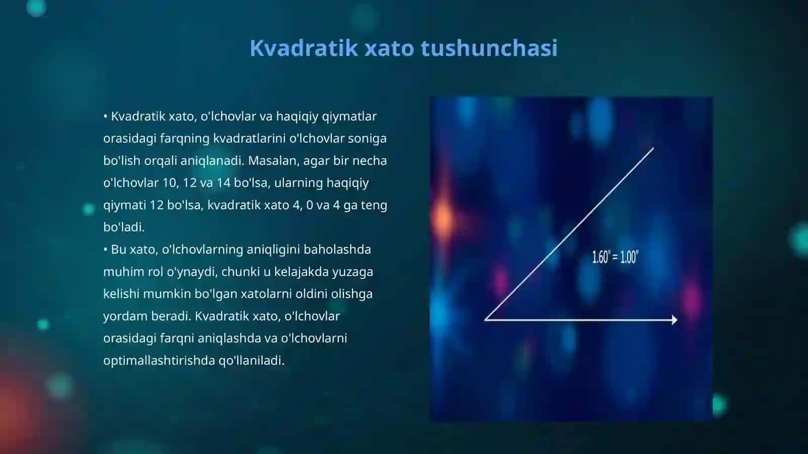 Oʻlchovlarning oʻrtacha kvadratik xatolarini topish 3