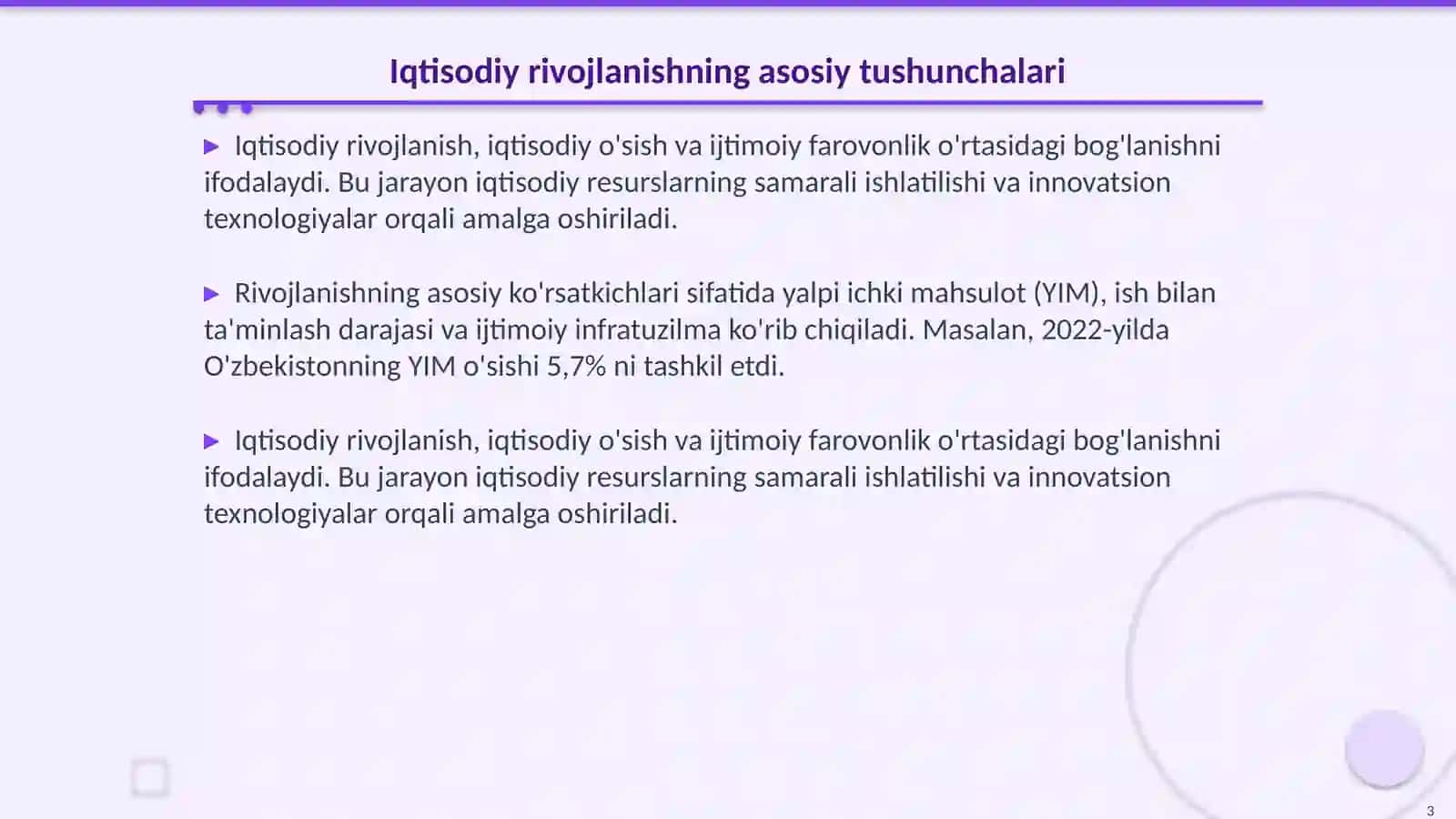 Iqtisodiy rivojlanishning dastlabki shart-sharoitlari va xususiyatlari 3