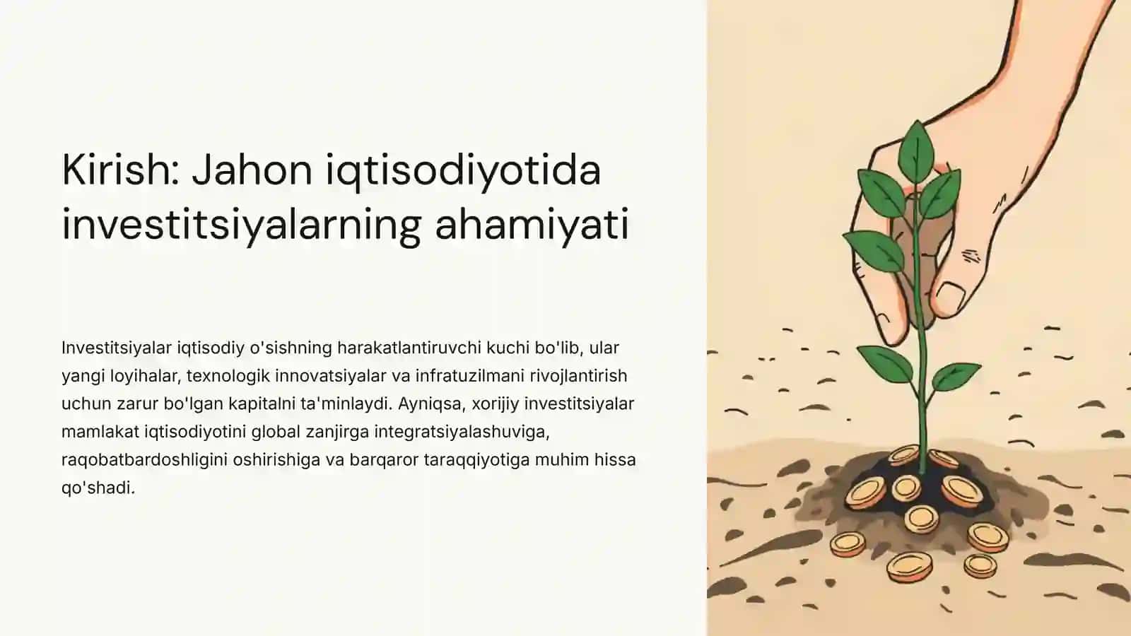 Iqtisodiyotning rivojlanishida xorijiy investorlarning o'rni 3