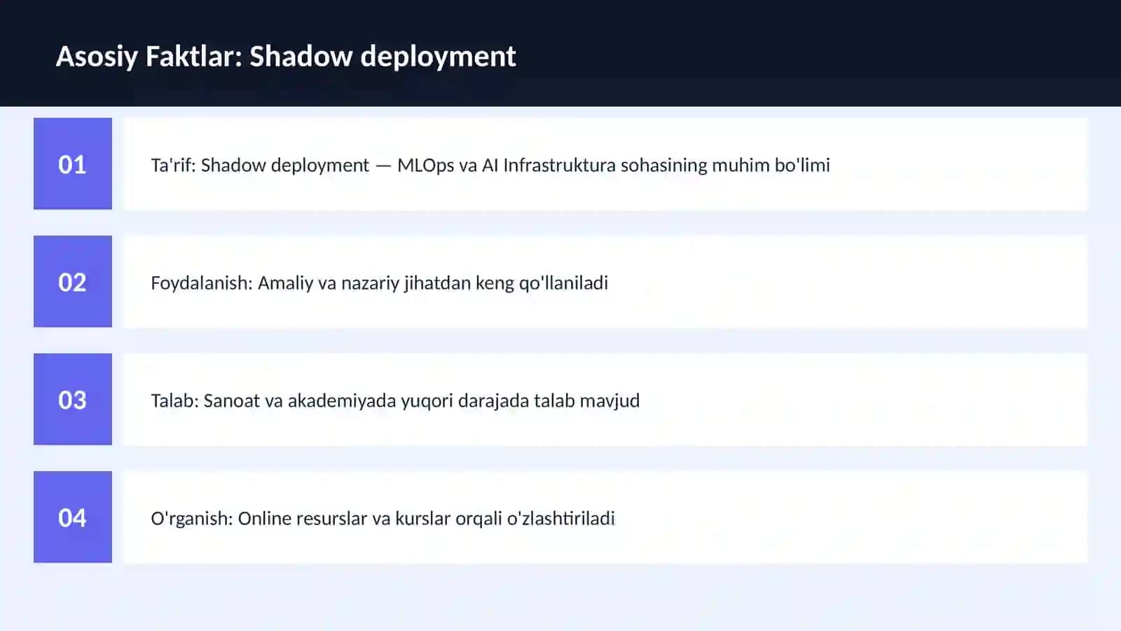 Shadow deployment 3