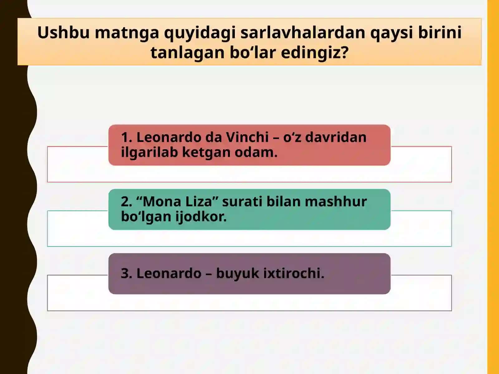 Matn valug‘ati ustida ishlash 3