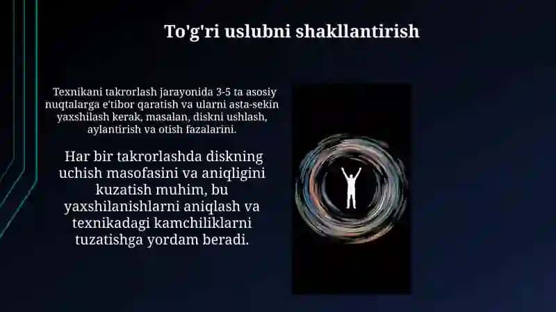 Disk uloqtirish texnikasini takrorlash 3