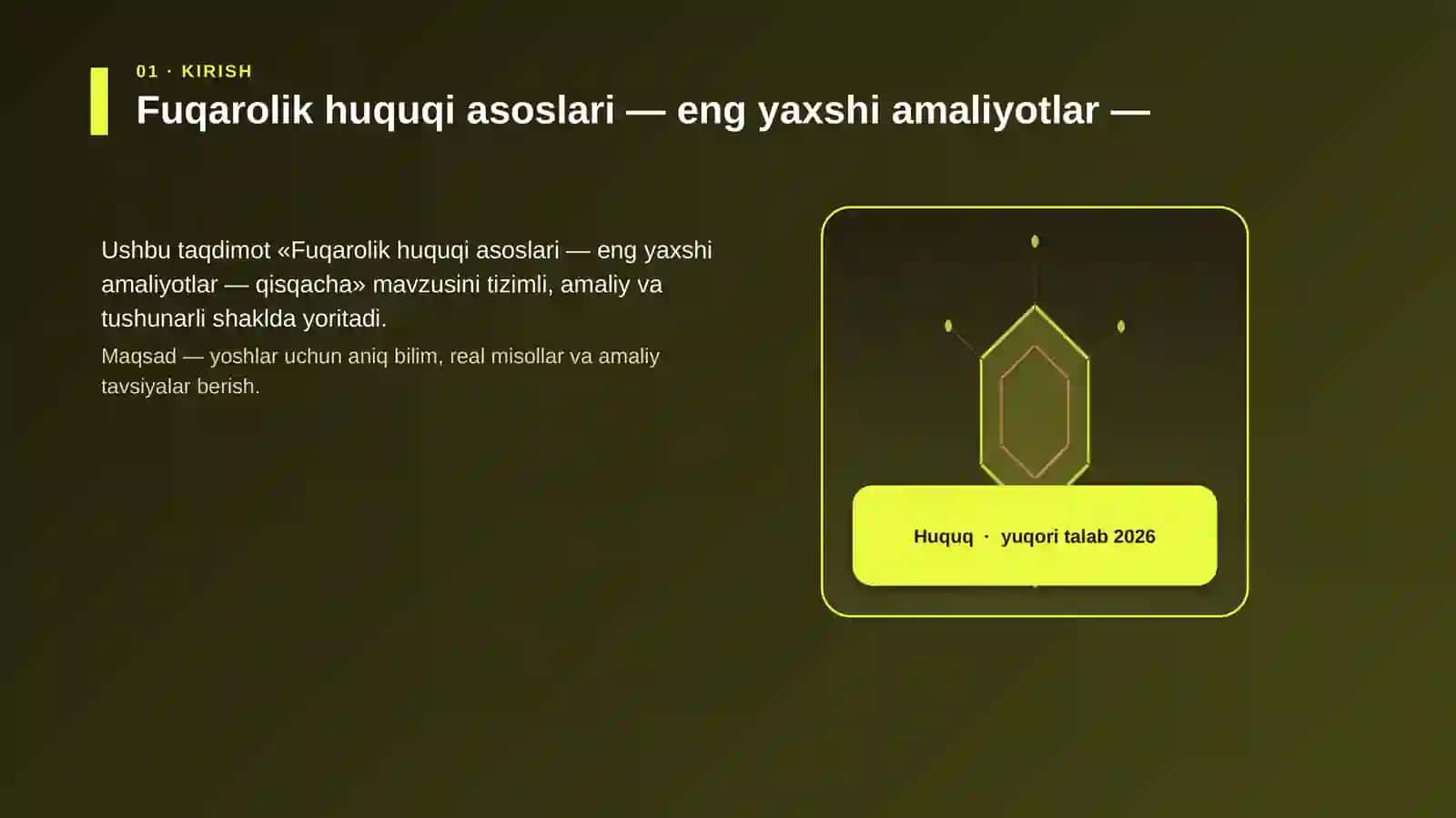 Fuqarolik huquqi asoslari — eng yaxshi amaliyotlar — qisqacha 3