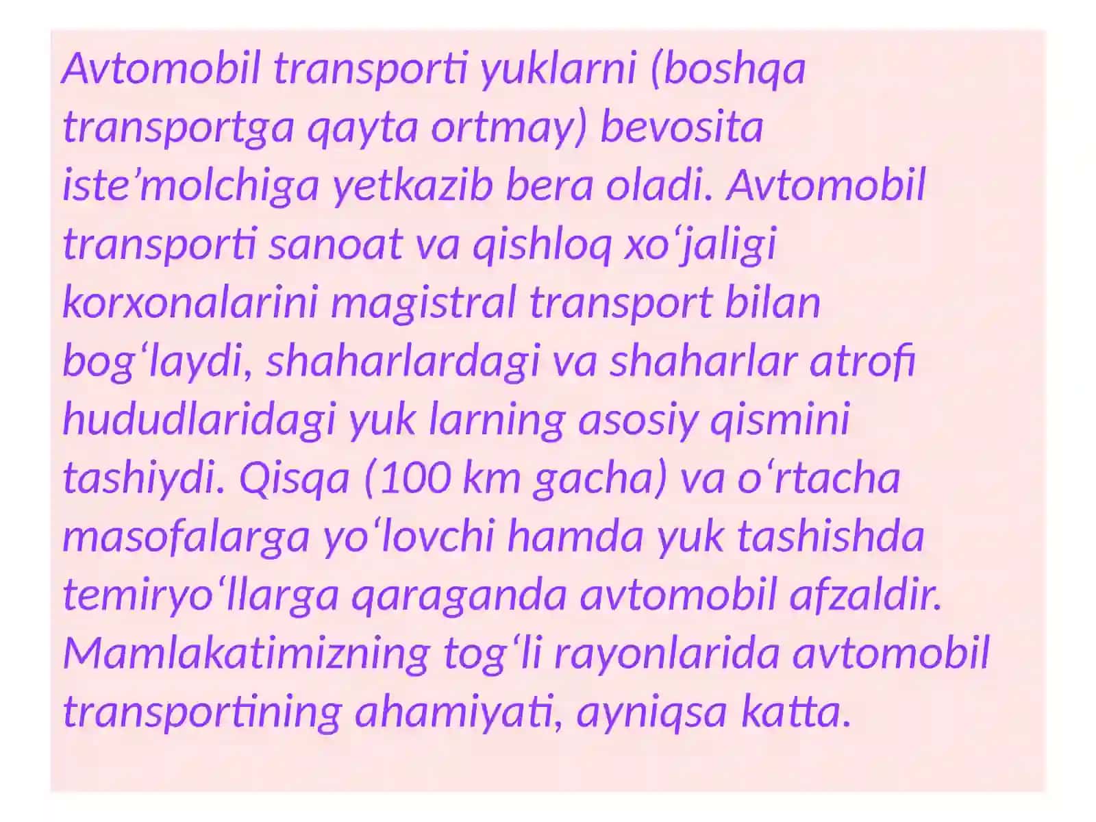 O'zbekiston transporti 3