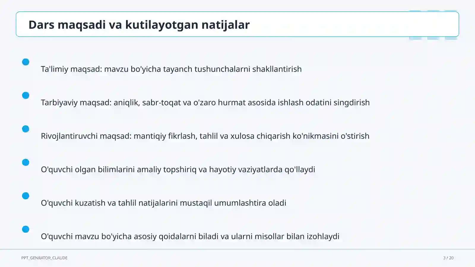 Tashqari ko'paytirish va bo'lish (3-sinf) 3