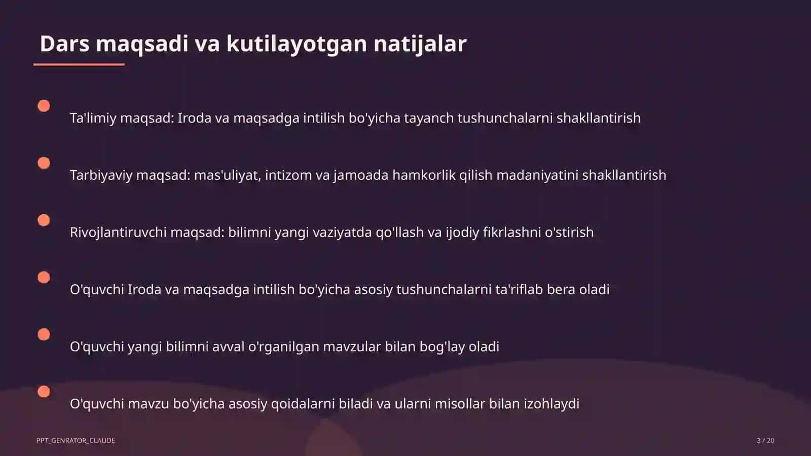Iroda va maqsadga intilish (9-sinf) 3