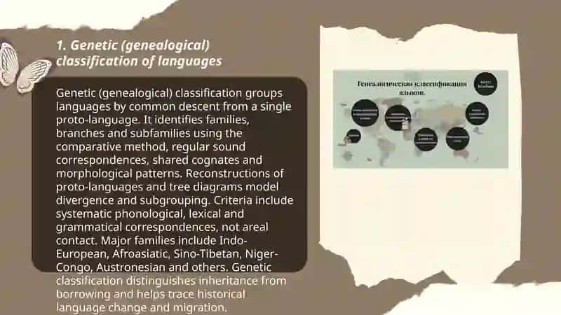 Classification of Languages 3