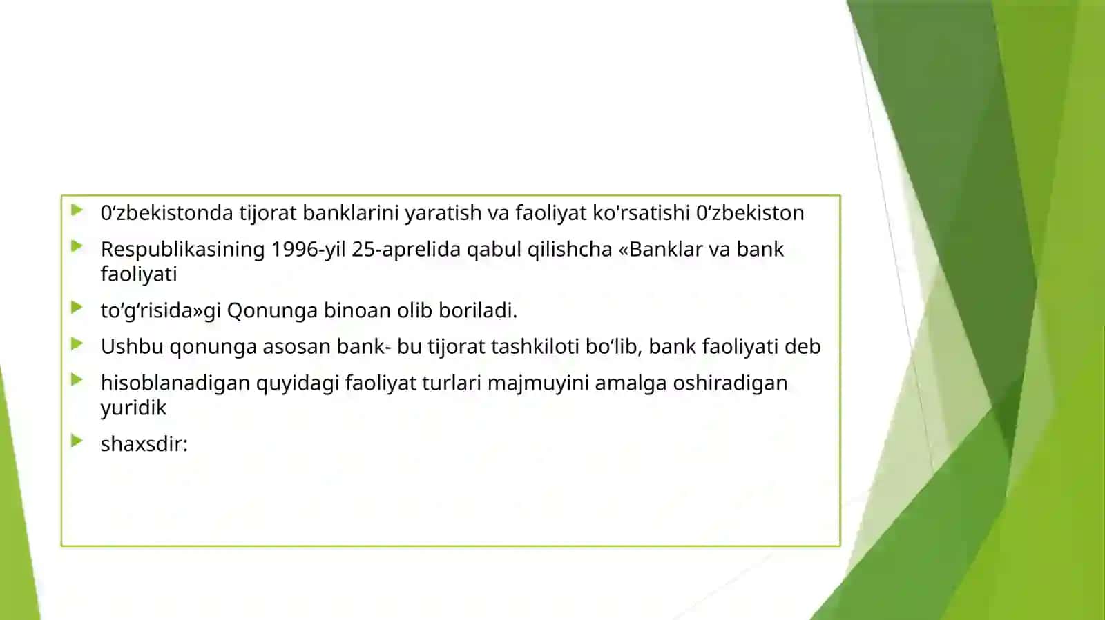 Tijoratbanklar va ularning funksiyalari 3