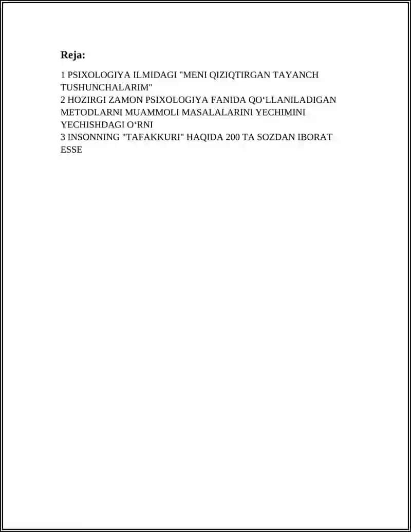 PSIXOLOGIYA ILMIDAGI "MENI QIZIQTIRGAN TAYANCH TUSHUNCHALARIM" 3
