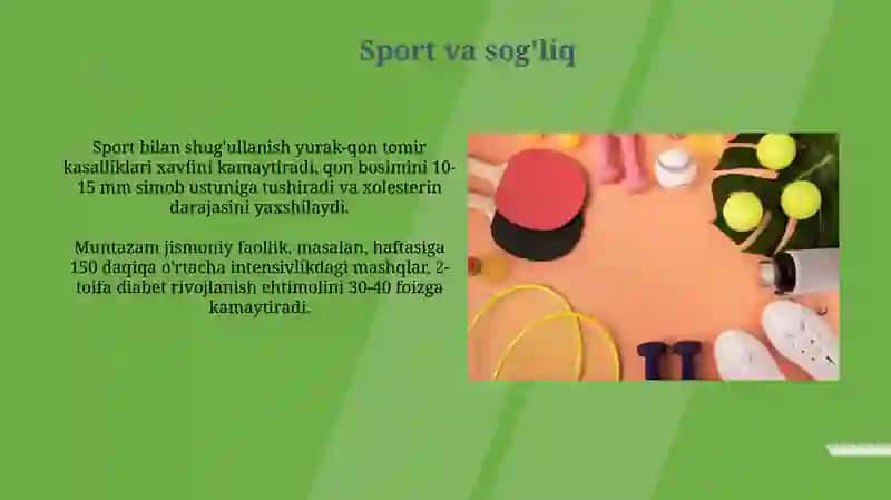 Sport va salomatlik 3