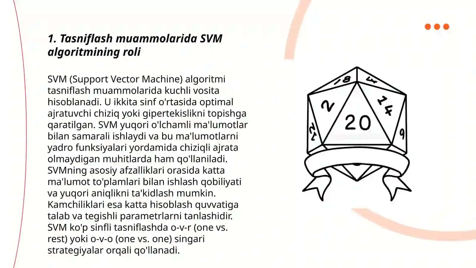 Support Vector Machine (SVM) algoritmi 3