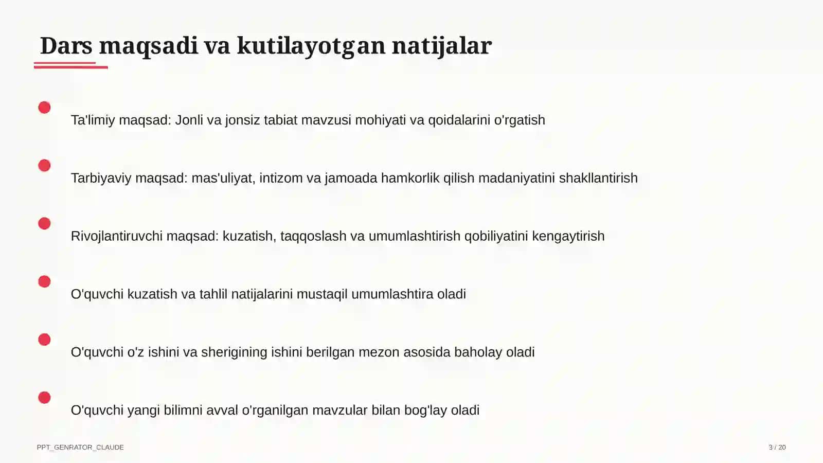 Jonli va jonsiz tabiat (2-sinf) 3