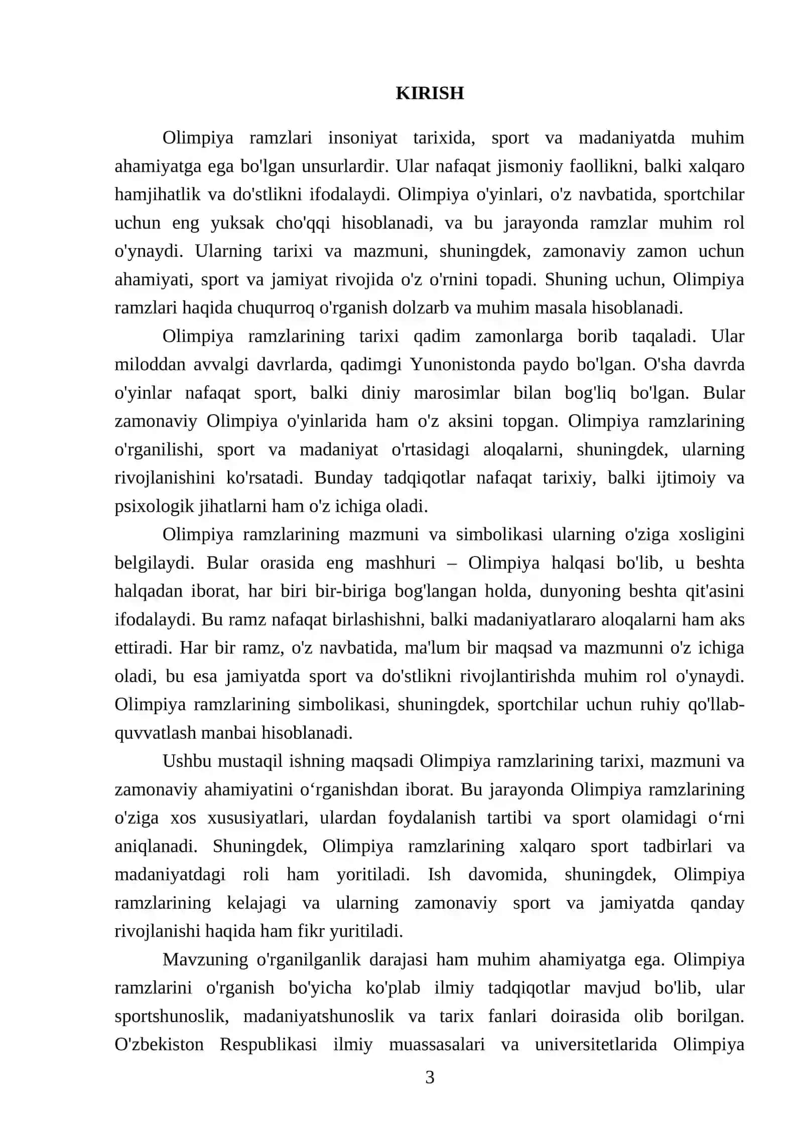 Olimpiya ramzlari: tarixi, mazmun- mohiyati, foydalanish tartibi 3