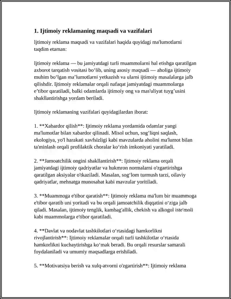 REKLAMANING IJTIMOIY MAZMUN MOHIYATI 3
