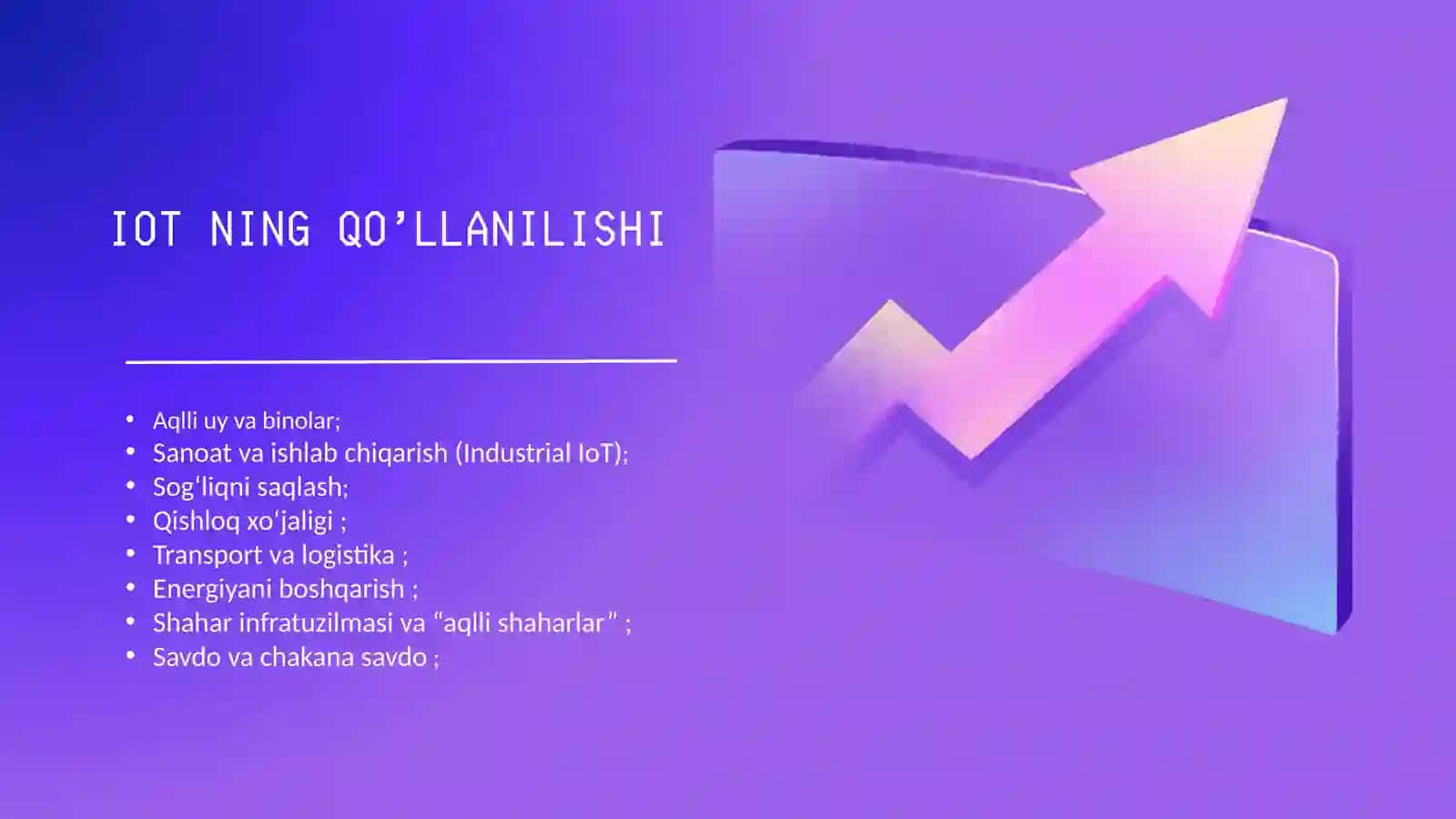 Buyumlar interneti (IOT)da ma'lumotlar olish 3