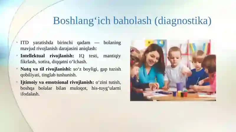 Intellektual kamchiligi bo'lgan bolalar uchun individual ta'lim dasturini tuzish 3