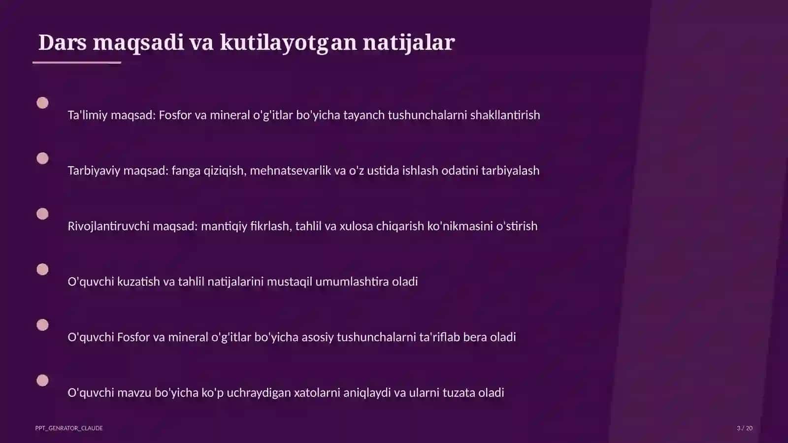 Fosfor va mineral o'g'itlar (9-sinf) 3