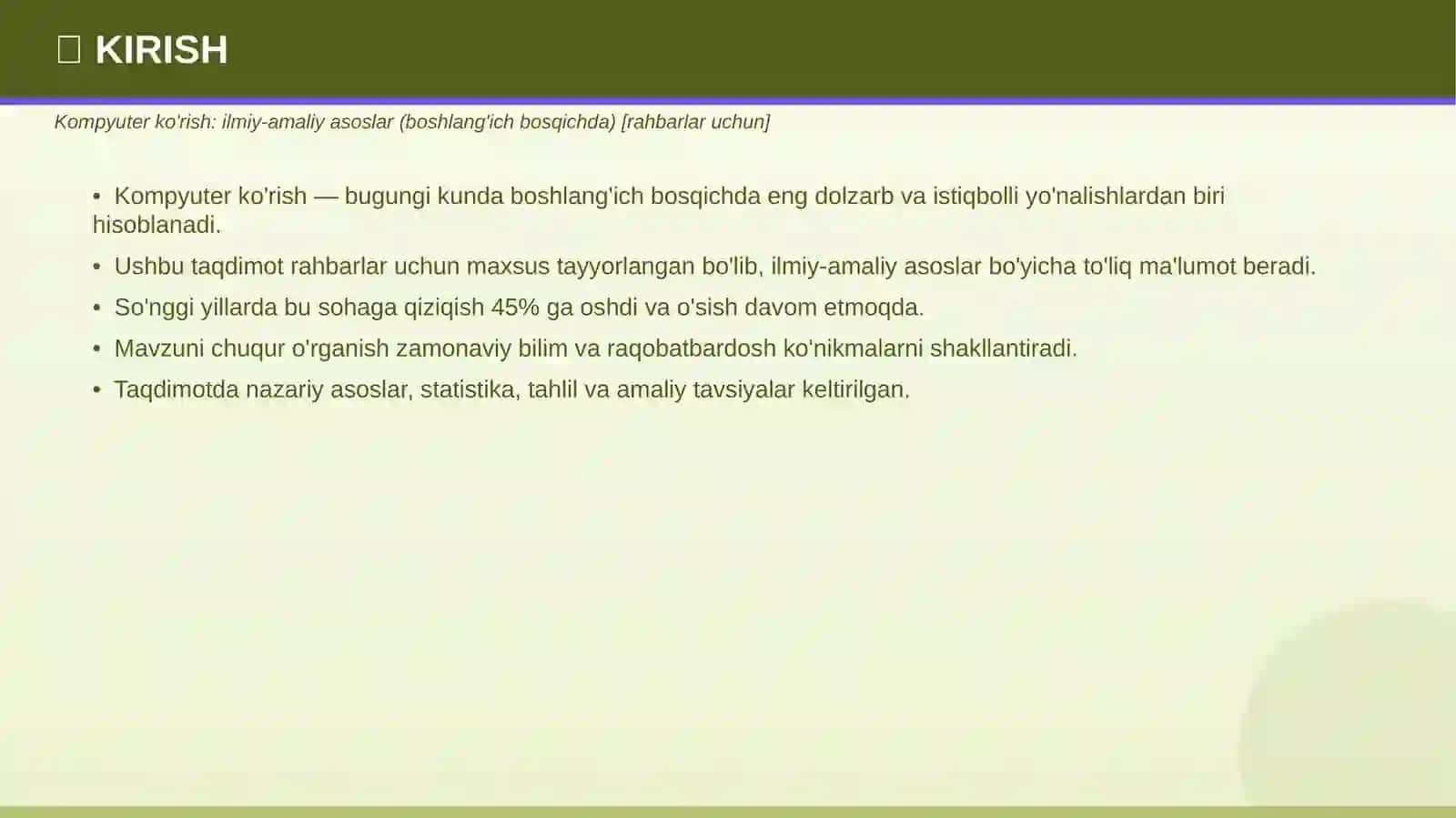 Kompyuter ko'rish: ilmiy-amaliy asoslar (boshlang'ich bosqichda) [rahbarlar uchun] 3