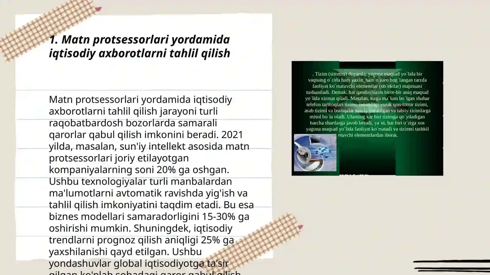 Iqtisodiy axborotlarni matn redaktori vositalaridan foydalangan holda qayta ishlash dasturlari 3