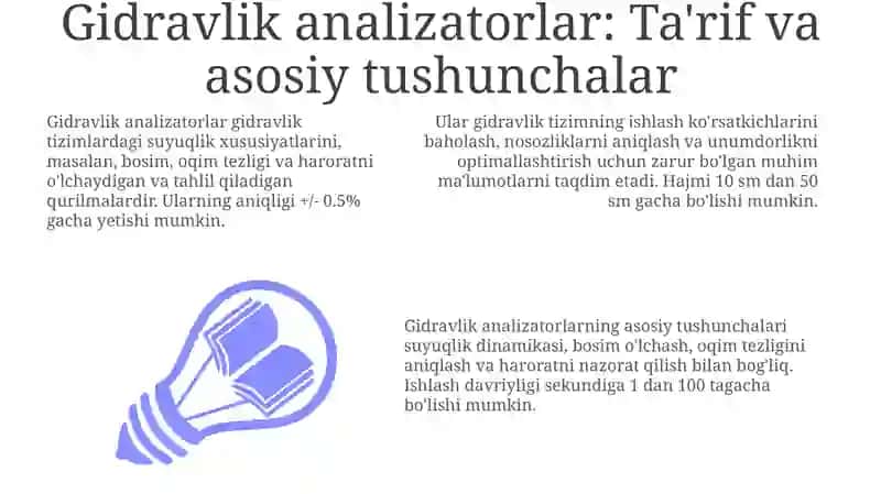 Gidravlik analizatorlar 3