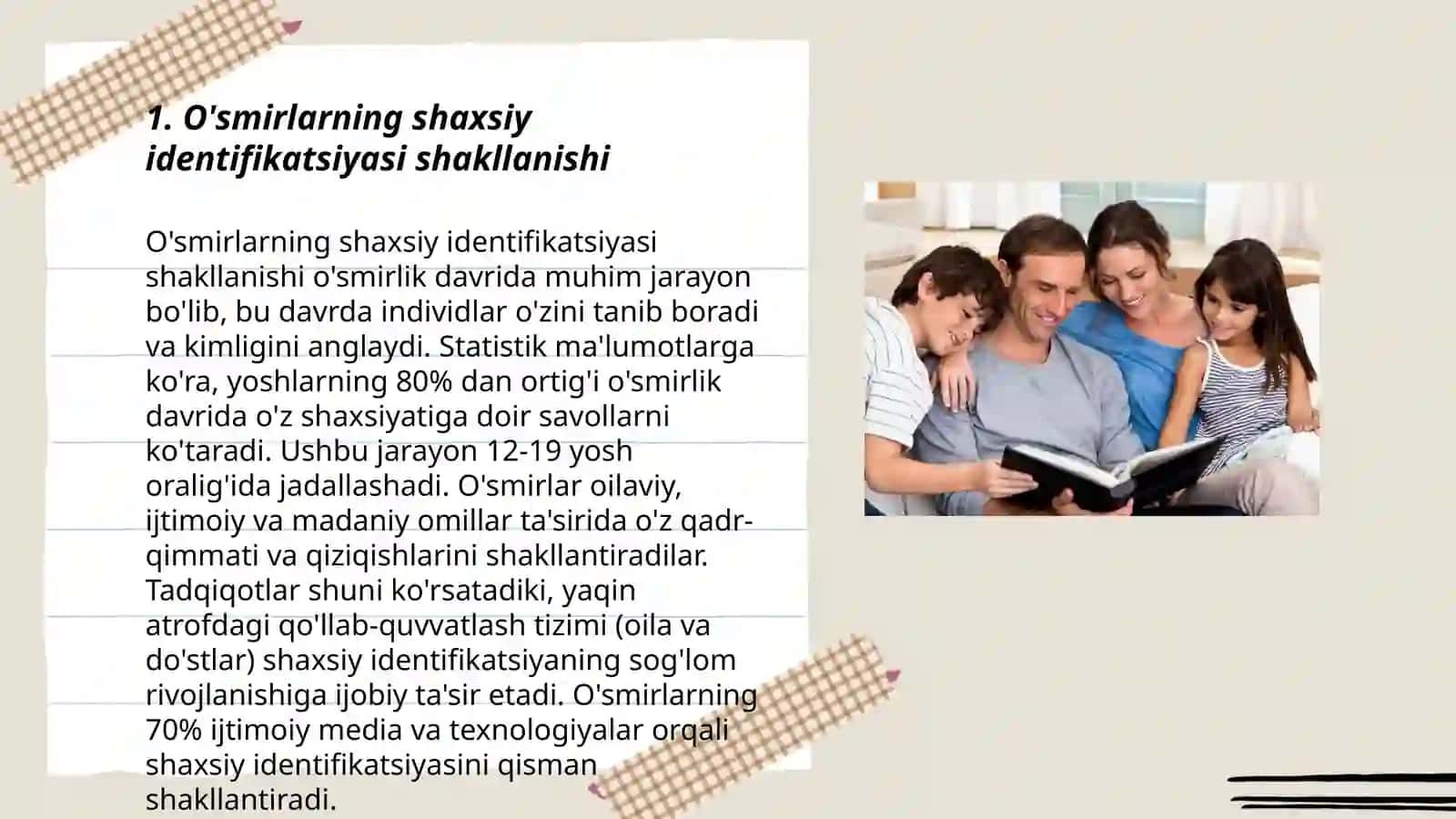 O'smirlarning Shaxsiy Identifikatsiyasi Shakllanishi 3