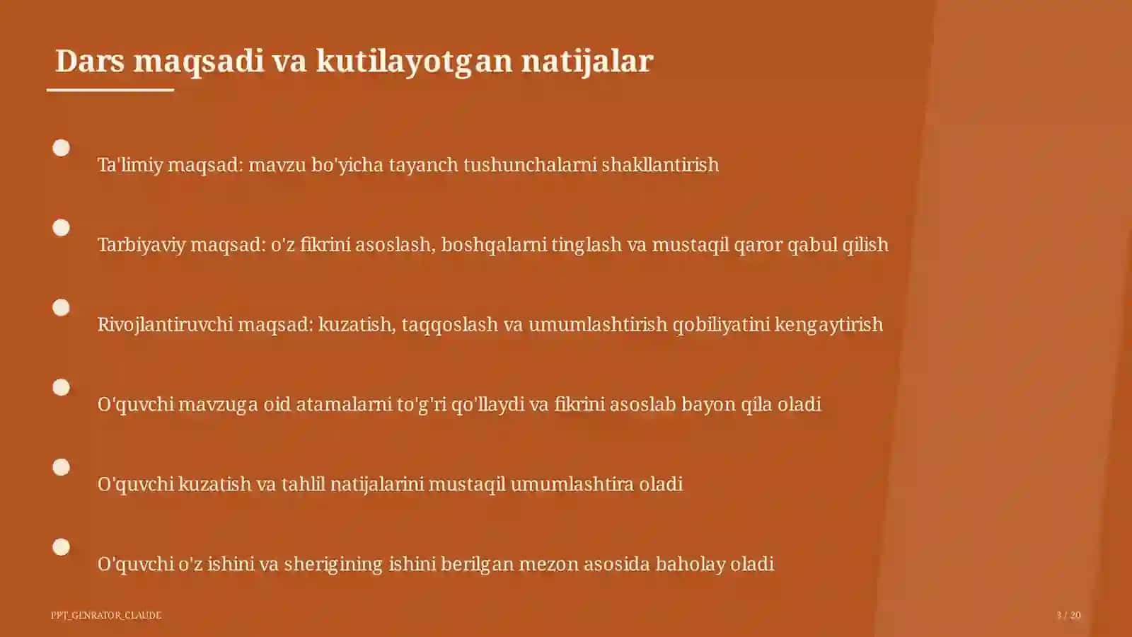 Koordinatalar metodi: to'g'ri chiziq va aylana tenglamalari (9-sinf) 3