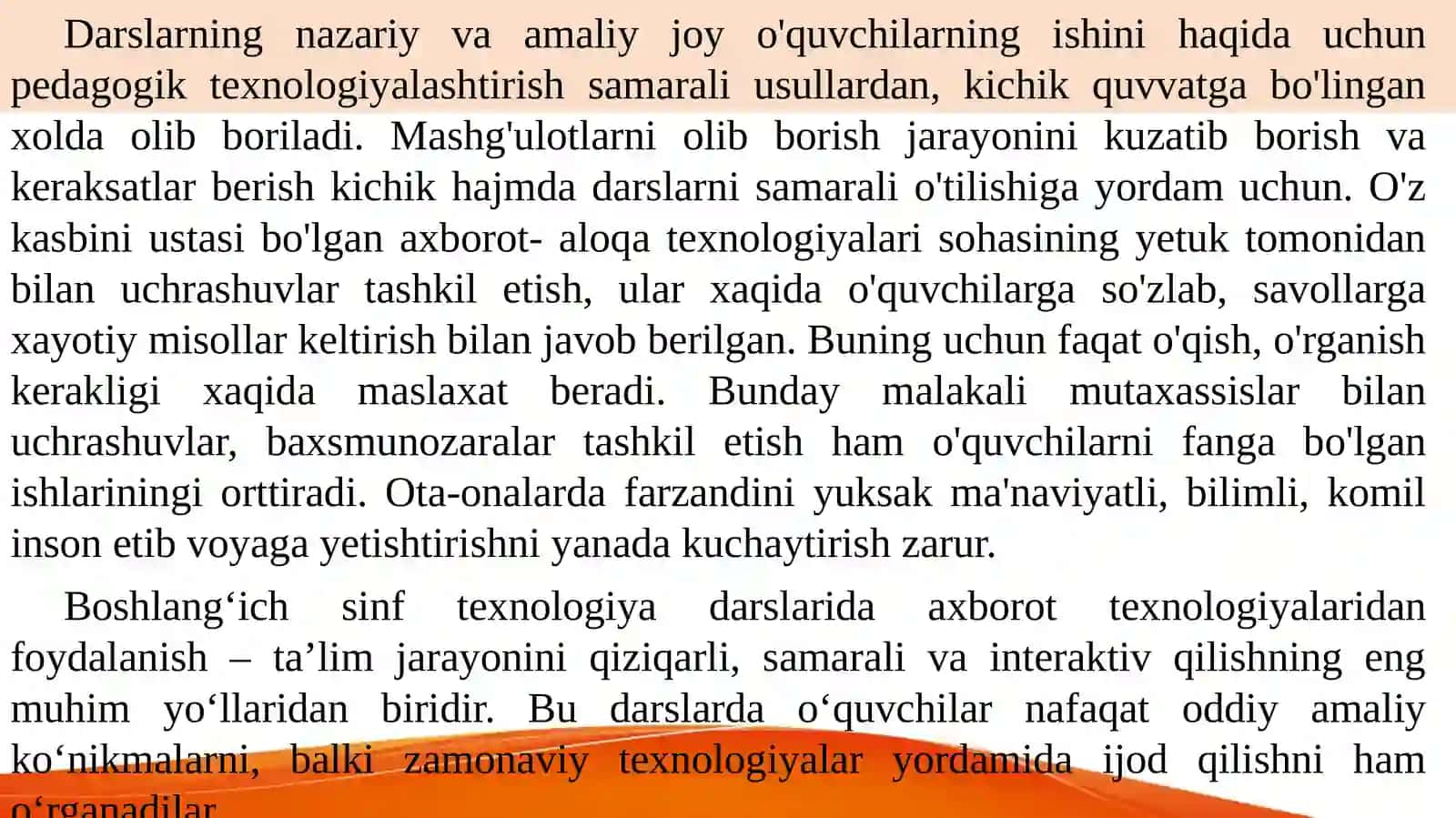 Texnologiya darslarida axborot texnologiyalaridan foydalanish 3