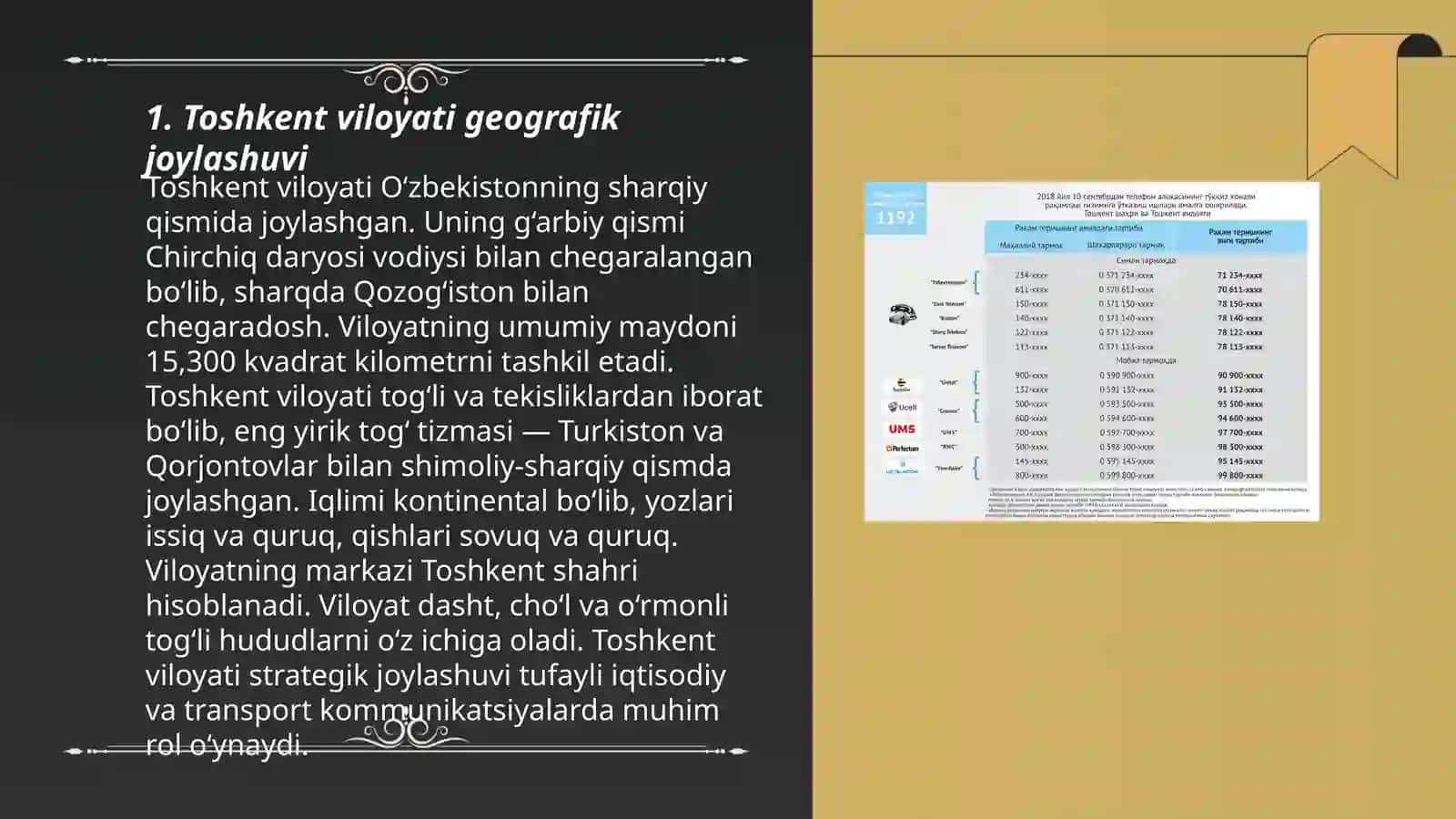 Toshkent viloyati taqdimoti 3
