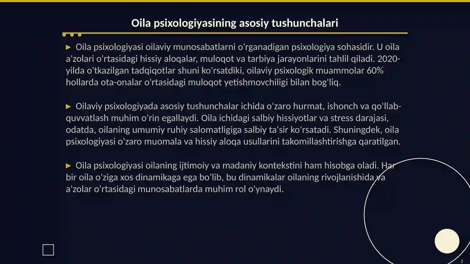 Oilaviy psixologiyasi 3