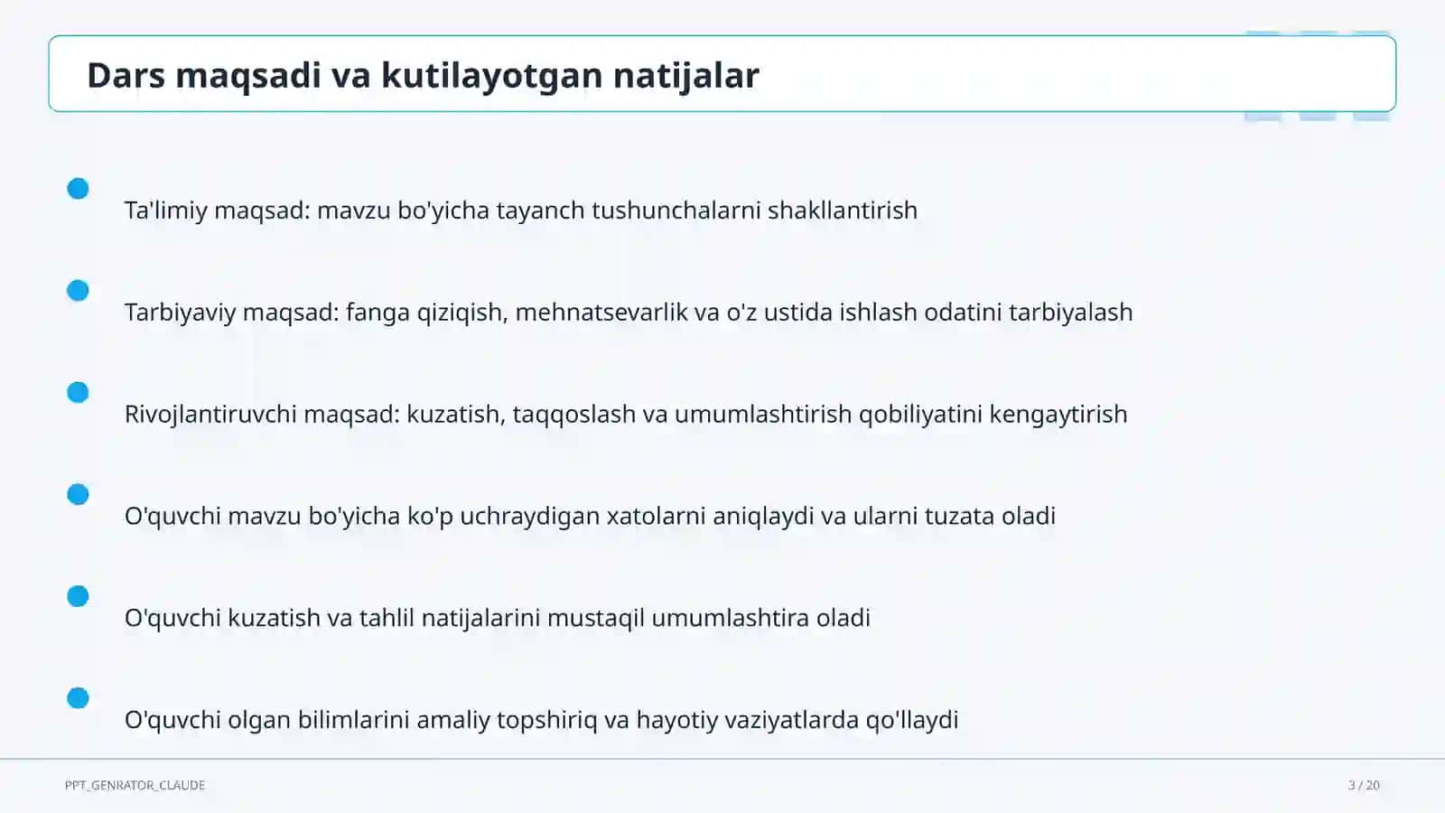 Rus tilida sodda gap va uning bo'laklari (8-sinf) 3