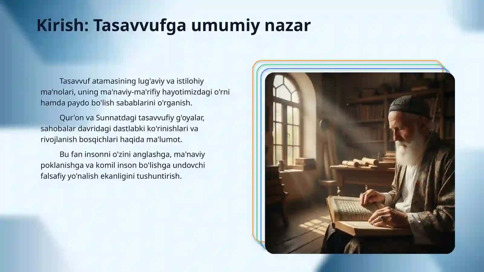 Tasavvuf tushunchasi va uning mohiyati 3