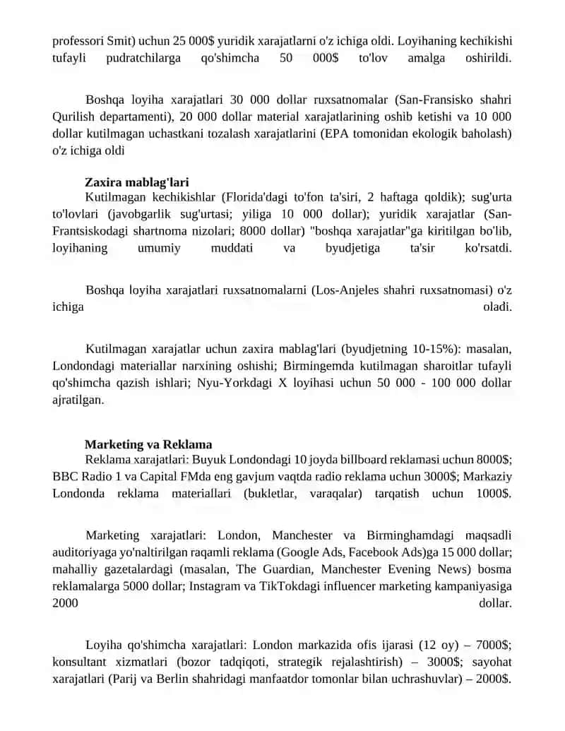 Pudratchining boshqa harajatlari tarkibi 3