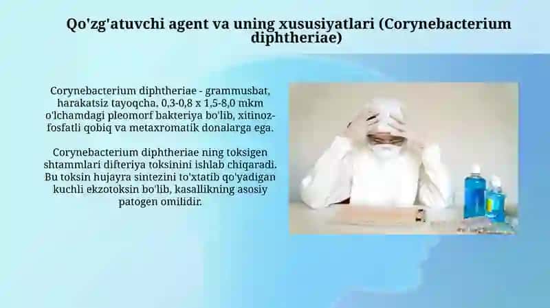 Boʻgʻma difteriya kasalligi qoʻzgʻatuvchisi va sabablari 3