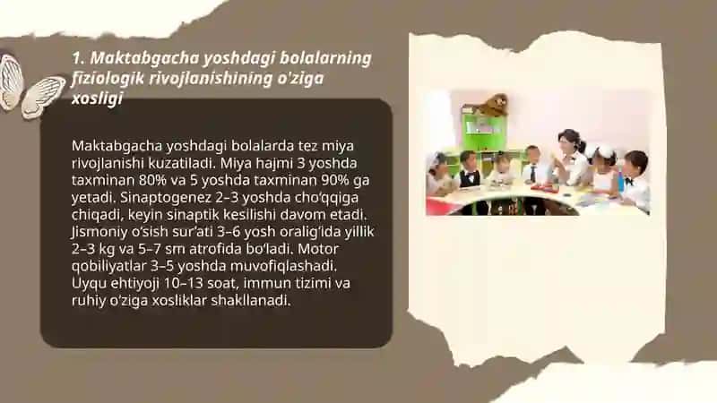 Maktabgacha Yoshdagi Bolalarning Rivojlanishi va Ta'lim-Tarbiyasi 3