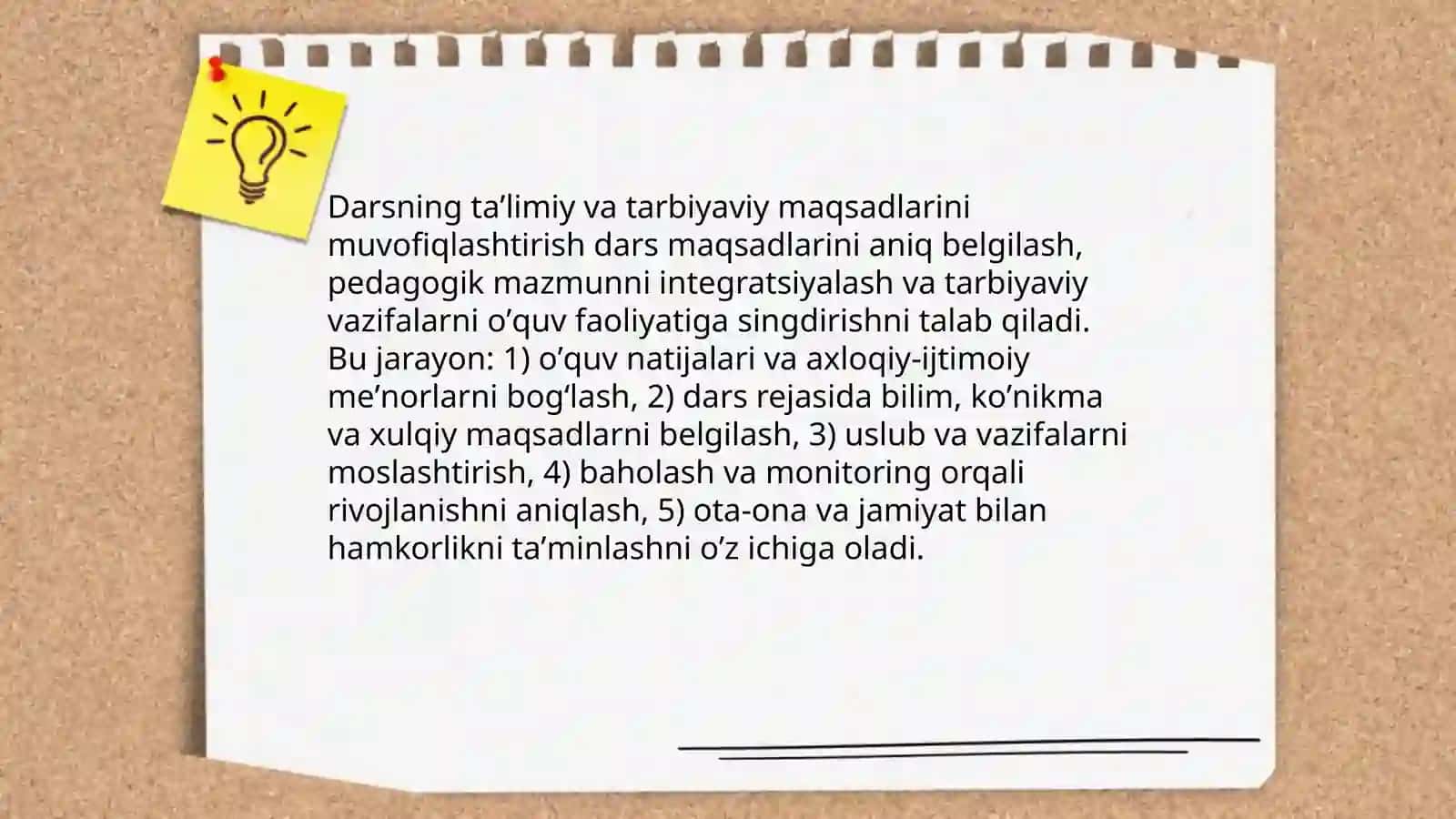 Sinfda oʻqitish darslarining taʼlimiy-tarbiyaviy ahamiyati va vazifalari 3