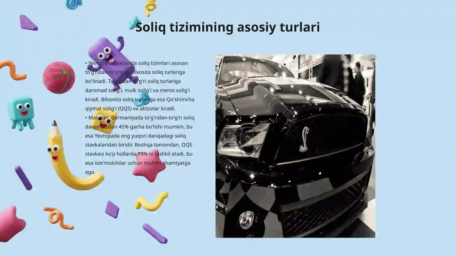 Yevropa davlatlarida soliq tizimi va o’ziga xos xususiyatlari 3