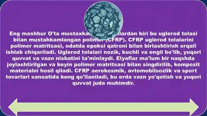 Òta mustaxkam materiallar, xossalari, olish metodikasi va texnologiyasi strukturasi 3