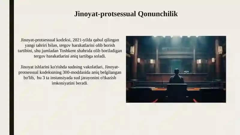 Jinoyat-protsessual Qonunchilik 3
