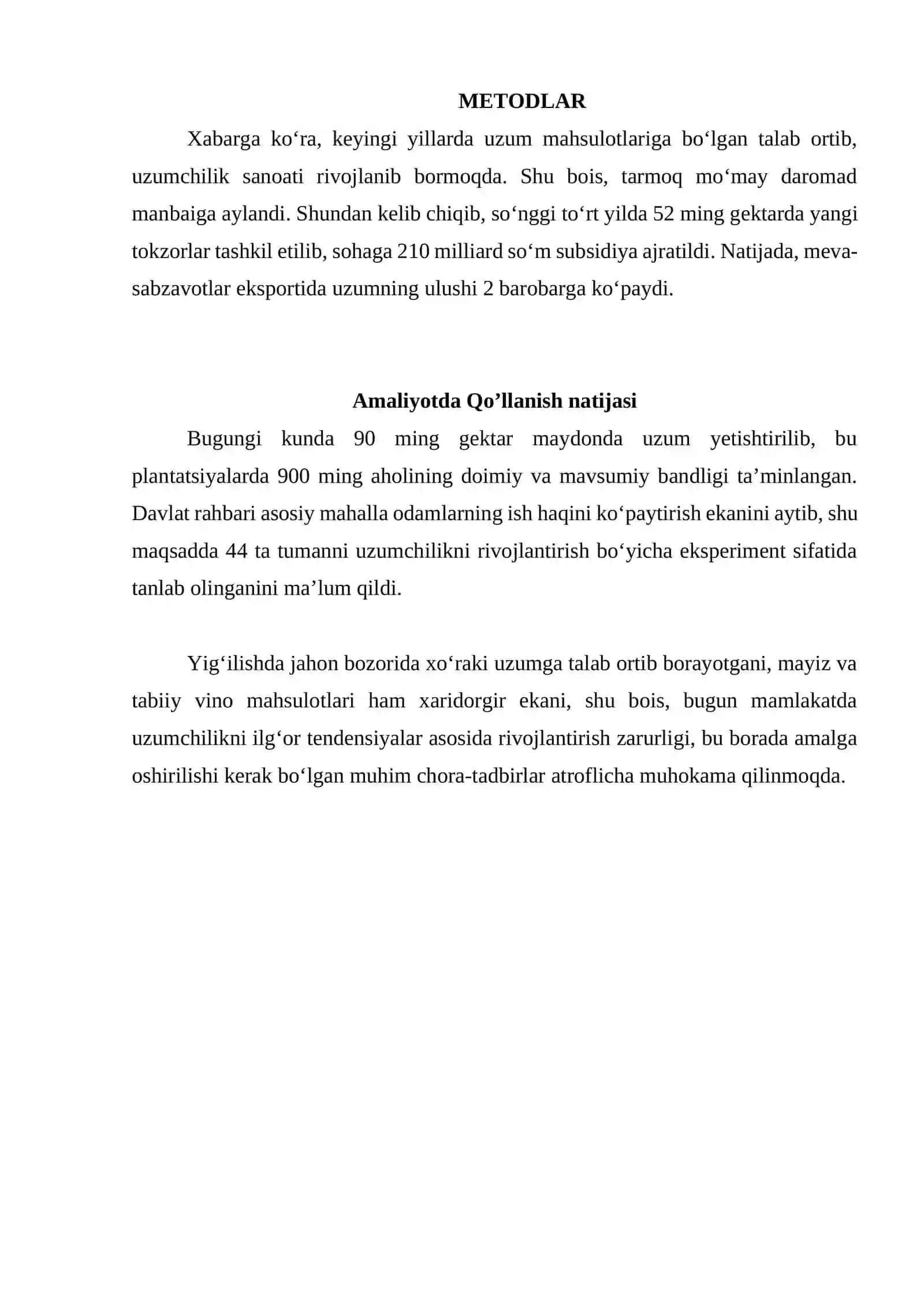 Uzimchilikda tomchlatib sug'orish 3