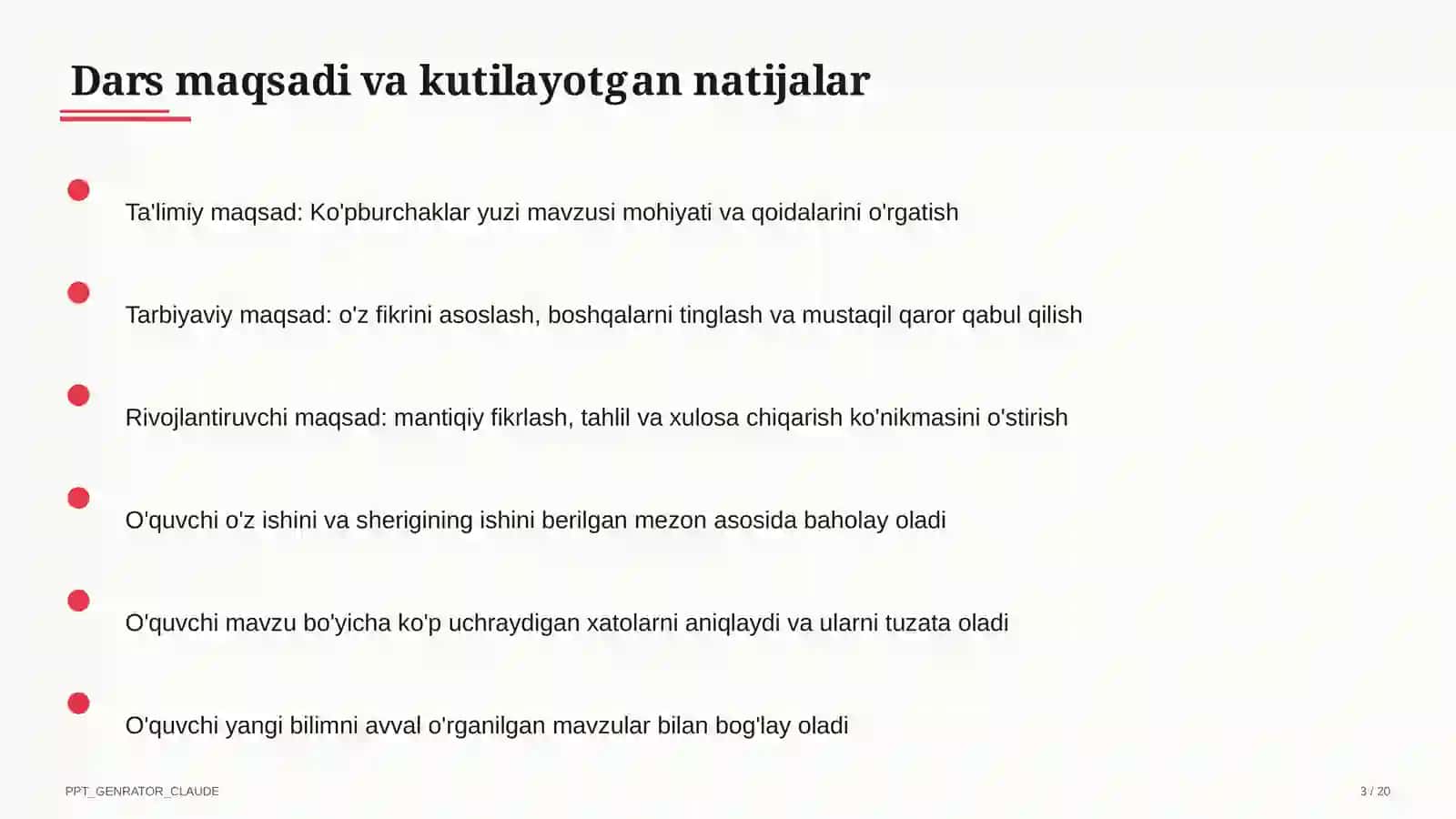Ko'pburchaklar yuzi (8-sinf) 3