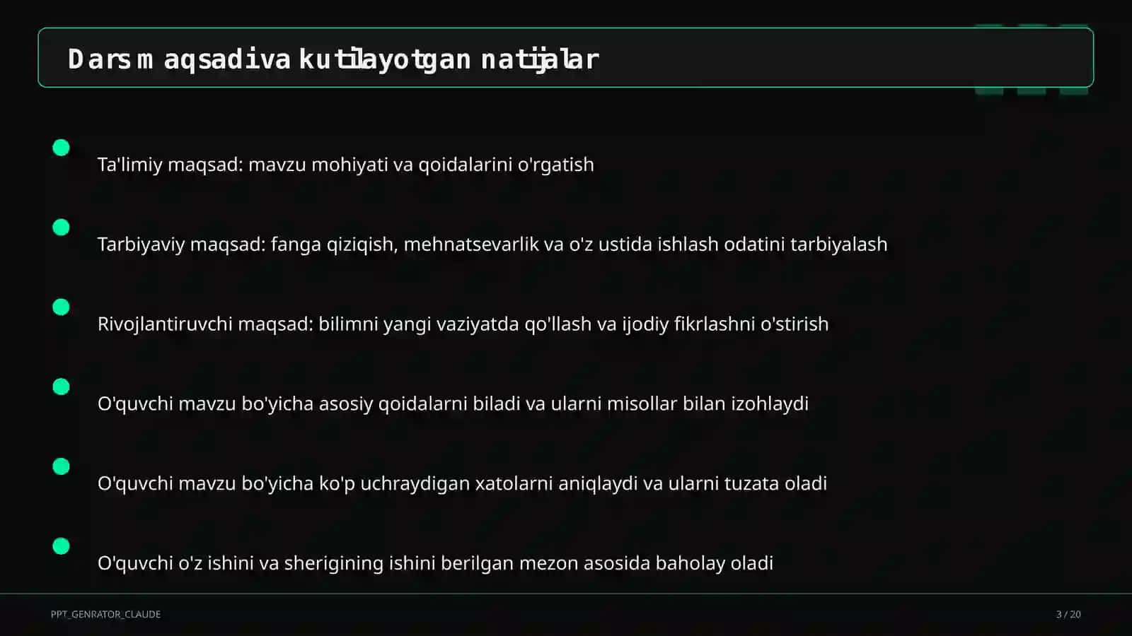 Bola huquqlari to'g'risidagi konvensiya (9-sinf) 3