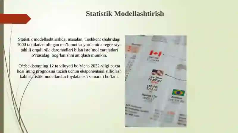 Statistik universalar 3