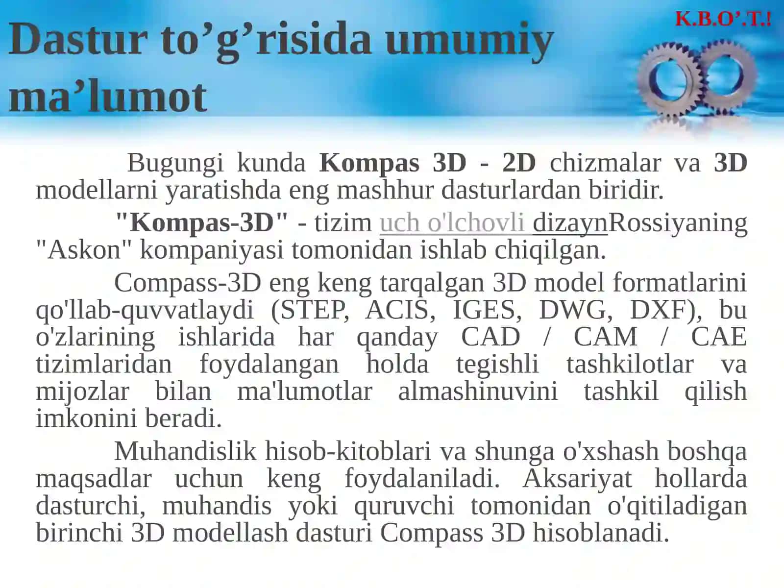 Kompas garfik interfeysi 3
