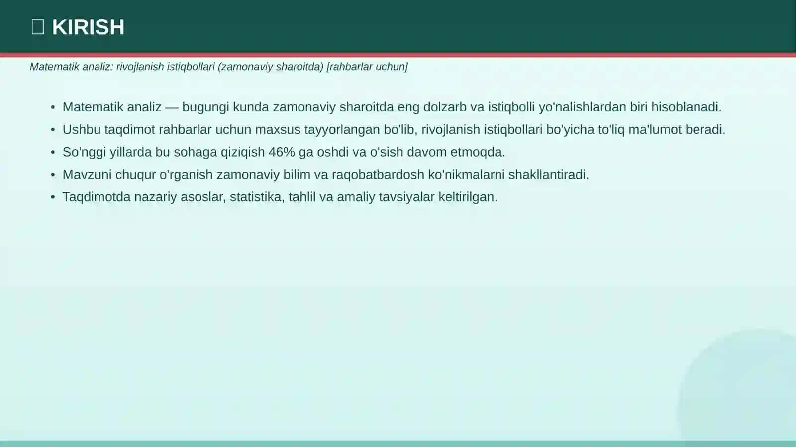MATEMATIK ANALIZ 3