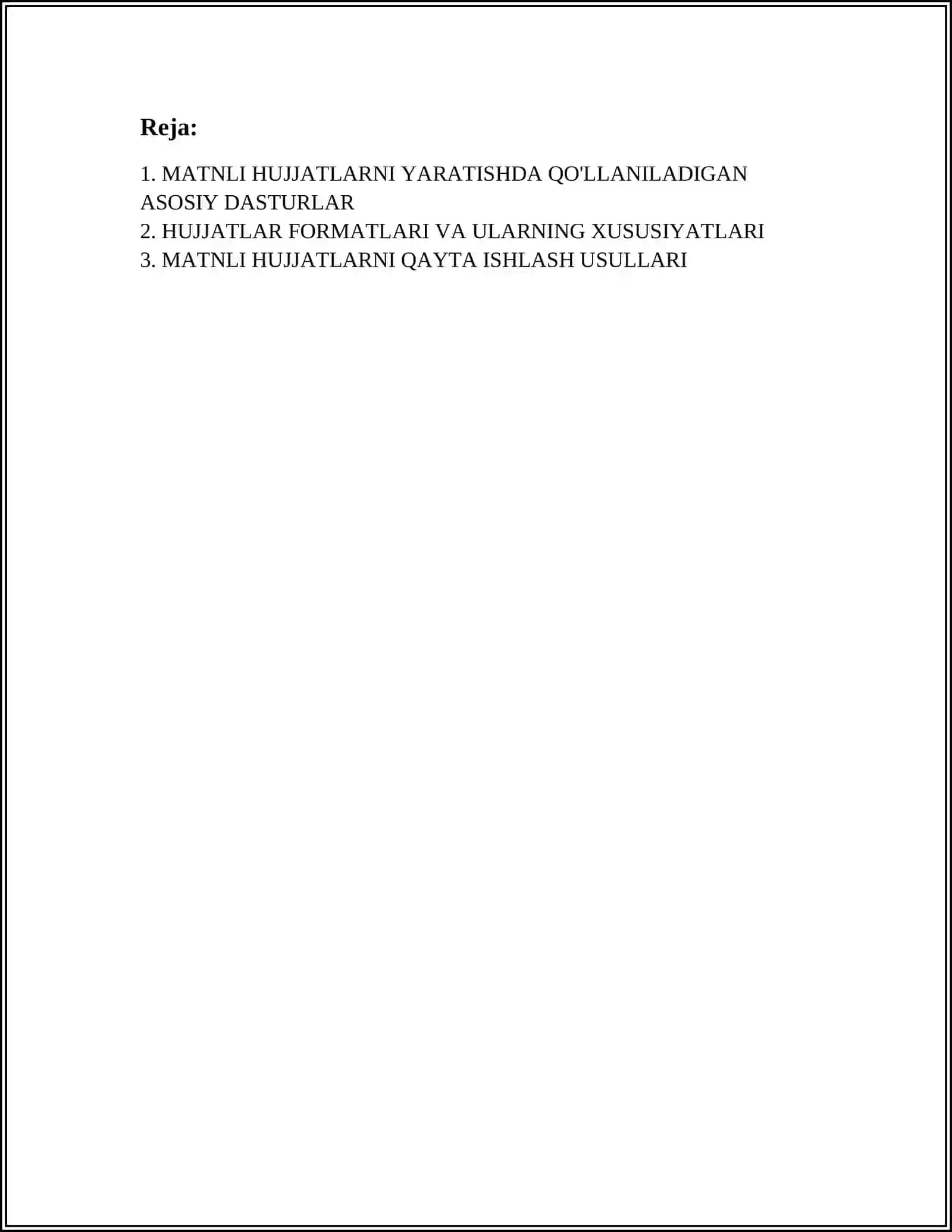 Microsoft Word 3