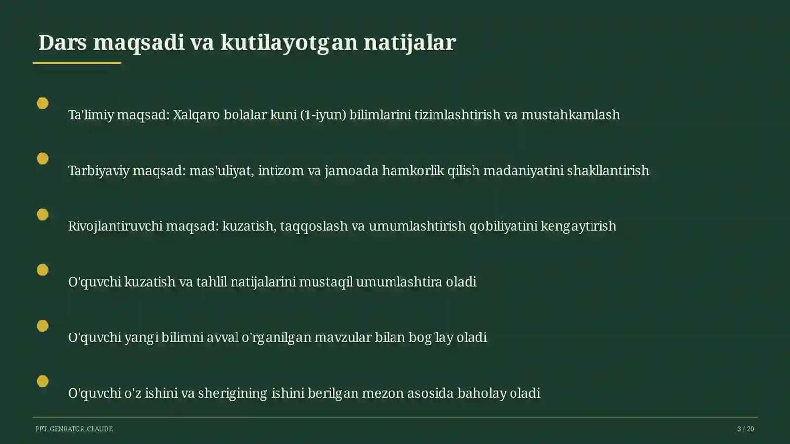 Sinf soati va tarbiyaviy tadbirlar 3